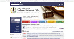 Desktop Screenshot of graduadosocialcadiz.net